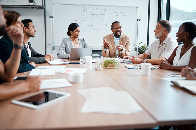 People Discussing the Go To Marketing Strategy